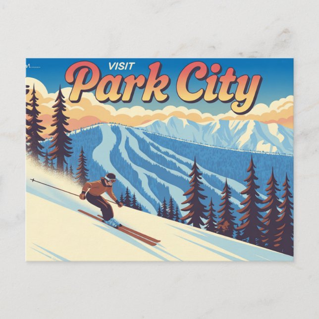 Park City Utah Postcard (Front)