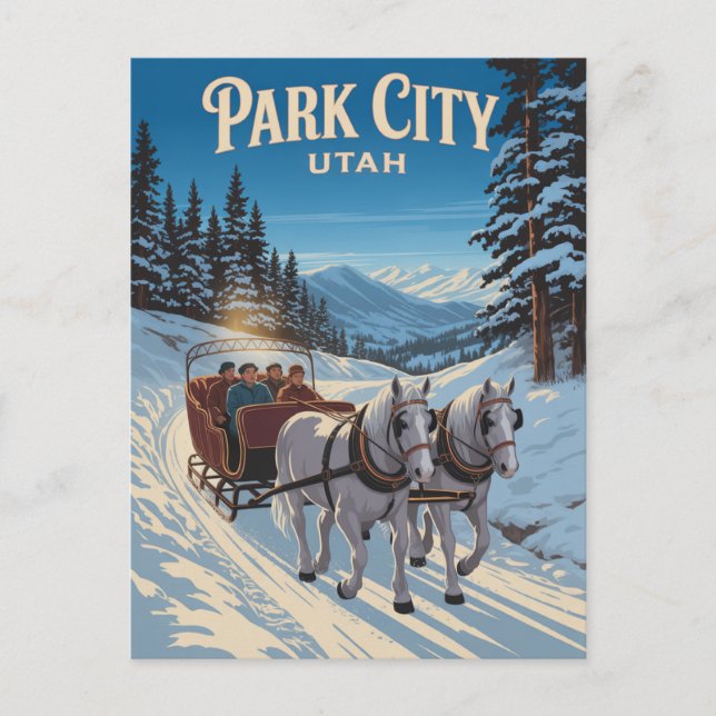 Park City Utah Postcard (Front)