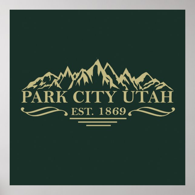 Park city Utah Poster (Front)
