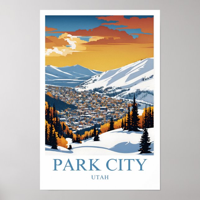 Park City Utah Poster (Front)