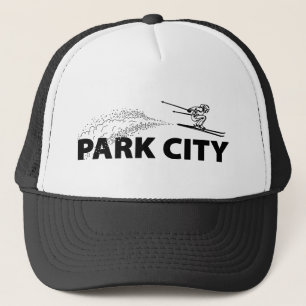 Park City Utah Ski Jumper Trucker Hat