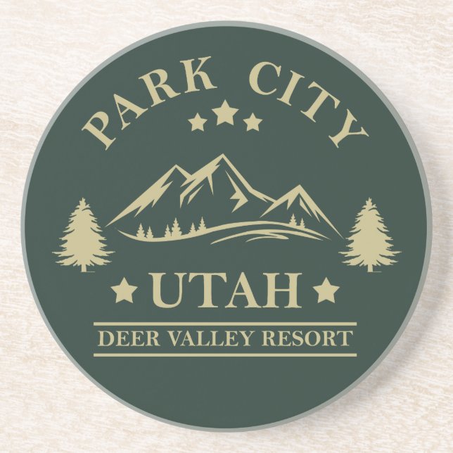 Park city Utah ski resort Coaster (Front)