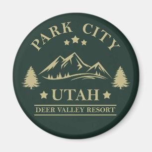 Park city Utah ski resort Magnet