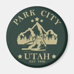 Park City Utah ski resort Magnet