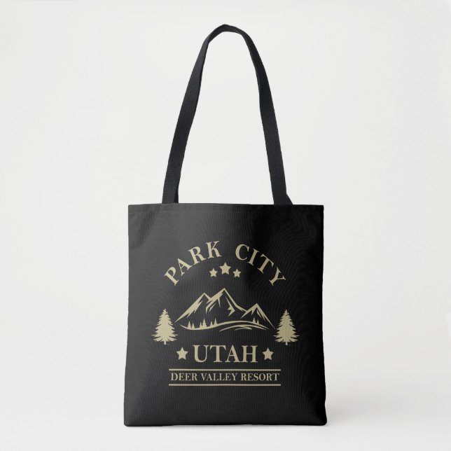 Park city Utah ski resort Tote Bag (Front)