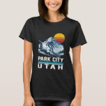 Park City Utah Ski Winter Sports Mountains Ski Ski T-Shirt<br><div class="desc">Park City Utah Ski Winter Sports Mountains Ski Skiing</div>