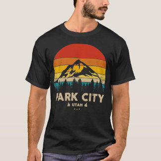 Park City Utah Ski Winter Sports Vintage Souvenir T-Shirt