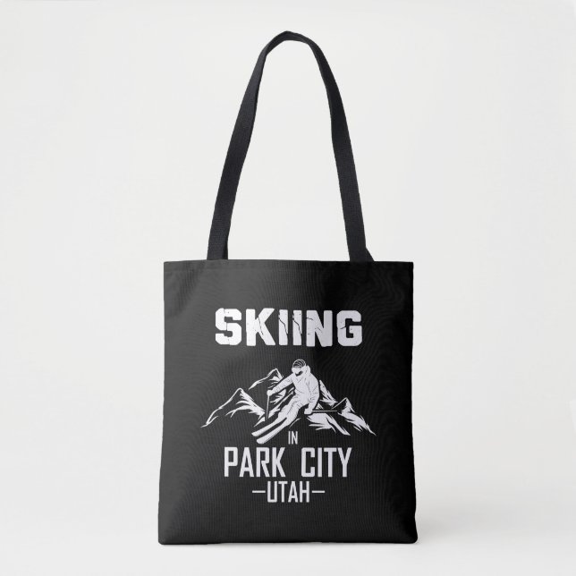 Park City Utah skiing Tote Bag (Front)