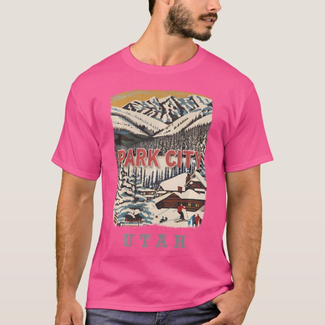 Park City Utah Ut Mountain Majesty Sd991 T-Shirt (Front)