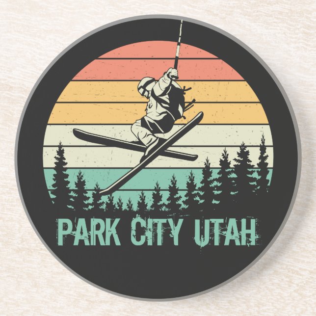 Park city Utah vintage Coaster (Front)