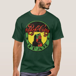 Park City Utah Vintage Ski Travel Souvenir T-Shirt