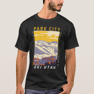 Park City Utah Winter Area Vintage T-Shirt