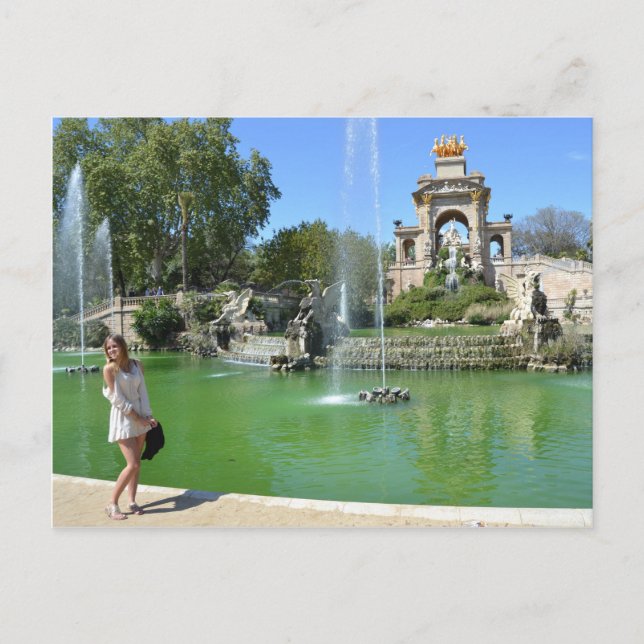 Park Ciutadella, Barcelona Postcard (Front)