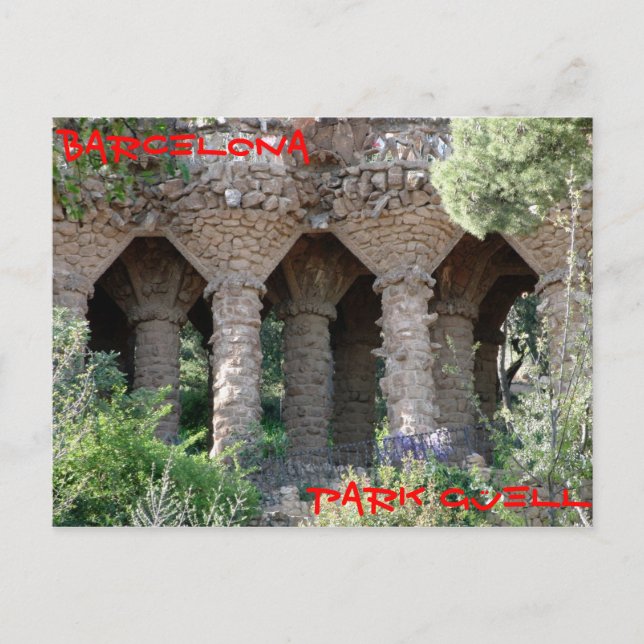 Park Guell Barcelona Postcard (Front)