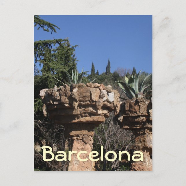 Park Güell, Barcelona Postcard (Front)