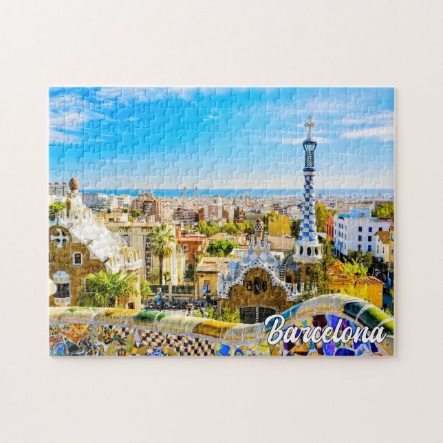 Park Guell, Barcelona, Spain Jigsaw Puzzle (Horizontal)