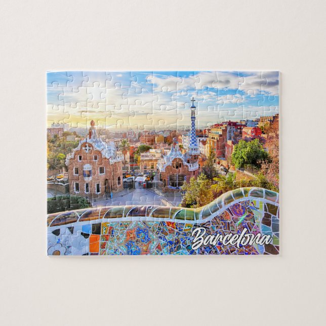 Park Guell, Barcelona, Spain Jigsaw Puzzle (Horizontal)