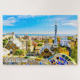 Park Guell, Barcelona, Spain Jigsaw Puzzle