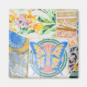 Park Guell mosaics Magnet