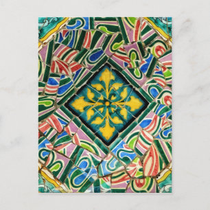 Park Guell mosaics Postcard