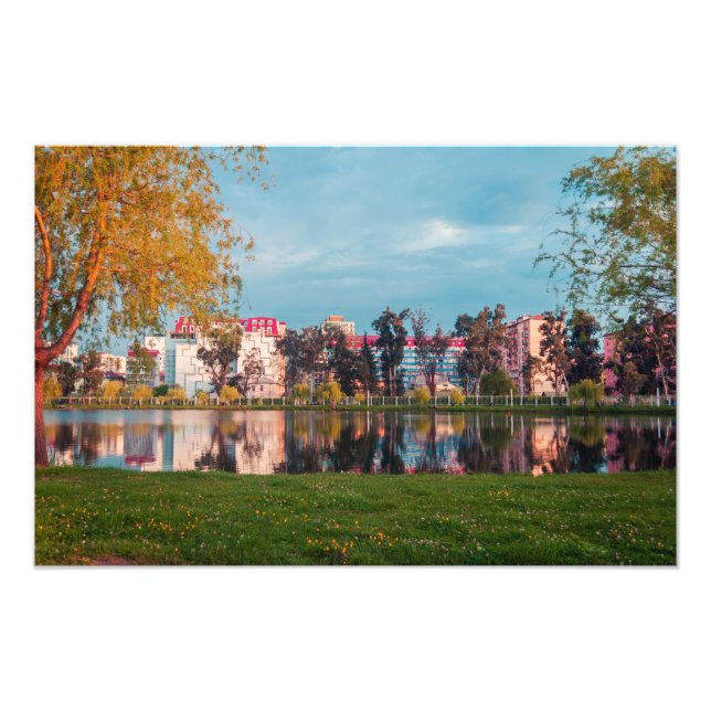 Park in Batumi Photo Print (Front)