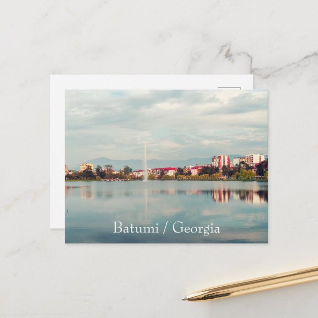 Park in Batumi Postcard (Front/Back In Situ)