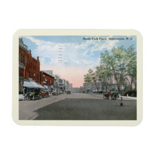 Park Place, Morristown NJ 1915 Vintage Style Magnet