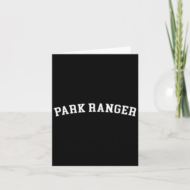 Park Ranger  Card (Front)
