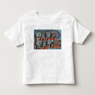 Park Rapids, Minnesota - Large Letter Scenes Toddler T-Shirt