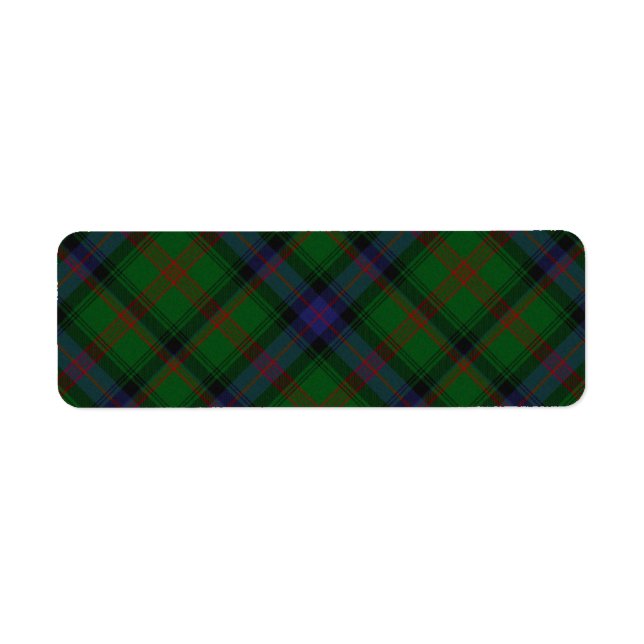 Park tartan green blue plaid (Front)