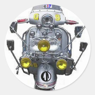 Parka Power Classic Round Sticker