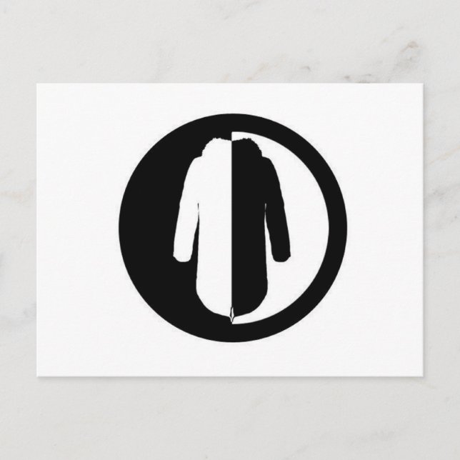 Parka Power is a cool retro mod motif Postcard (Front)