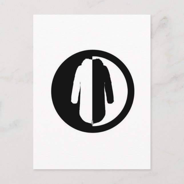 Parka Power is a cool retro mod motif Postcard (Front)