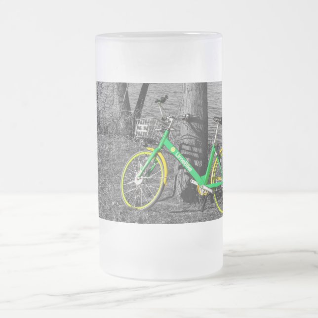 Parked At White Rock Select Frosted Mug (Center)