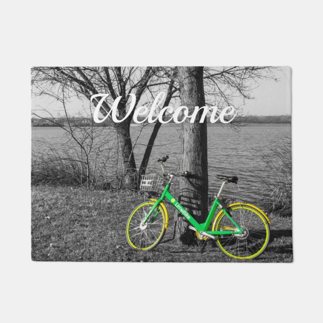 Parked At White Rock Select Welcome Doormat (Front)