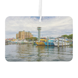 Parked Boats Destin Florida Harbour Air Freshener