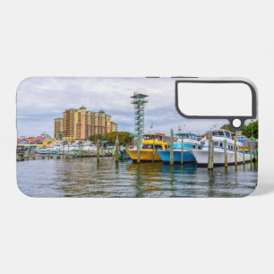 Parked Boats Destin Florida Harbour Samsung Galaxy Case