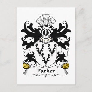 Parker Family Crest Postcard
