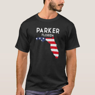 Parker Florida USA State America Travel Floridian  T-Shirt
