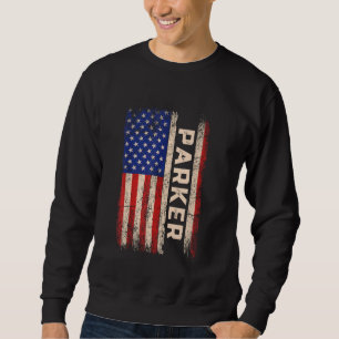 Parker Last Name Shirt Parker Name American Flag