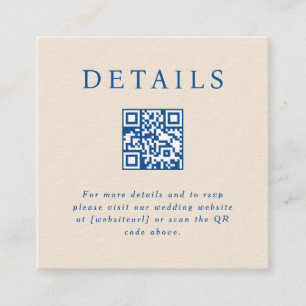 Parker QR Code Insert Card