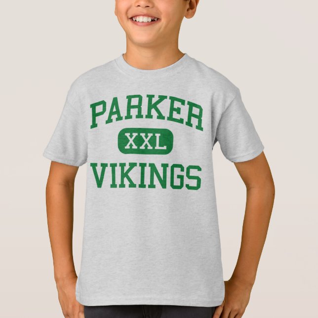 Parker - Vikings - High - Janesville Wisconsin T-Shirt (Front)