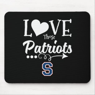 Parkersburg South Patriots Logo Love Those Hs  Mouse Pad