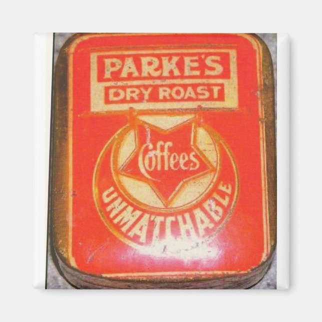Parke's 1900 Coffee Tin Magnet (Front)