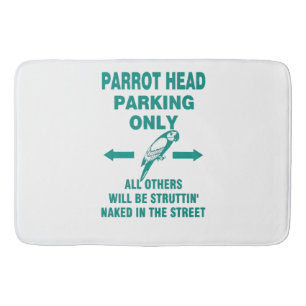 Parking only bath mat