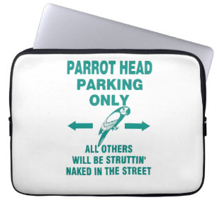Parking only laptop sleeve