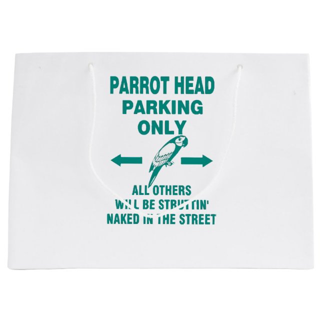 Parking only  large gift bag (Front)