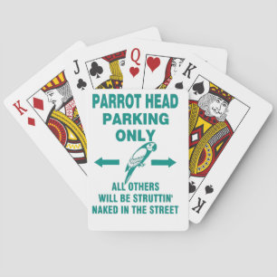 Parking only  playing cards