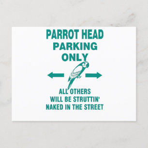Parking only  postcard