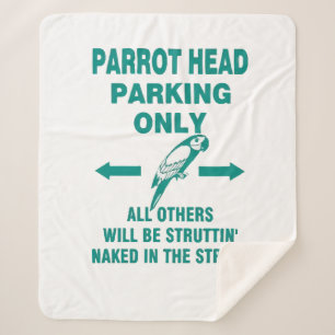 Parking only  sherpa blanket